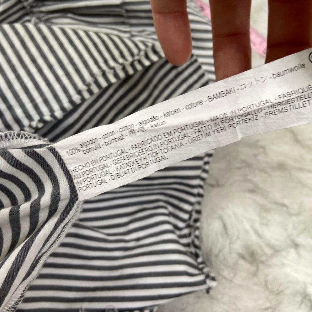Zara Off the Shoulder Stripe Dress - Picture 7 of 10